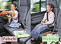 Kinder im Auto richtig sichern